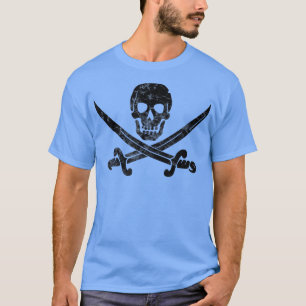 Pirate Costume Funny Halloween Party  & Swords 608 T-Shirt