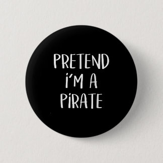 Pirate Costume Party Co. Uni-all Ages Funny Hallow 6 Cm Round Badge