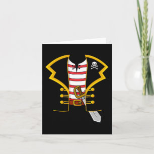 Pirate Costume Party Halloween  Card