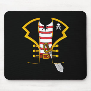 Pirate Costume Party Halloween  Mouse Mat