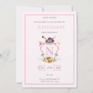 Pirate Crest Invitation