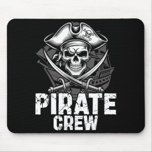 Pirate crew funny costume party men boys mouse mat