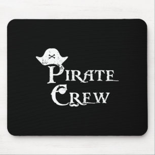 Pirate Crew Funny Halloween Costume Party Men Boys Mouse Mat