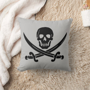 PIRATE CROSS & BONES  PILLOWS