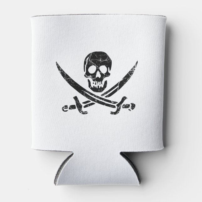 Pirate Cross Can Cooler (Front)