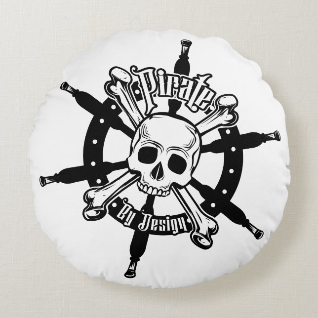 Pirate Cushion Round (Front)