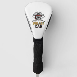 Pirate Dad Skull Sword Vintage Engraving Shirt_1 Golf Head Cover