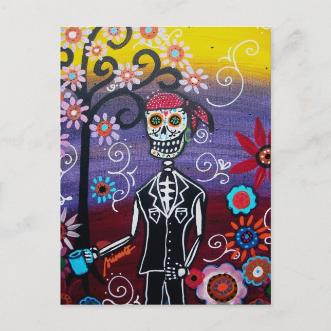 PIRATE DIA DE LOS MUERTOS POSTCARD (Front)