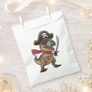 Pirate Dinosaur T-Rex Funny Halloween Costume Favour Bags