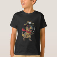 Pirate Dinosaur T-Rex Funny Halloween Costume