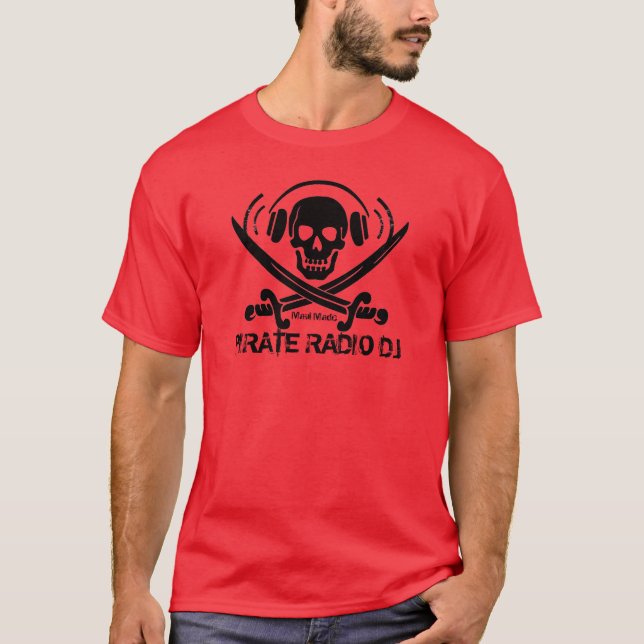 Pirate DJ T-Shirt (Front)