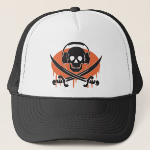 Pirate DJ Trucker Hat