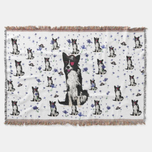 Pirate Dog Throw Blanket