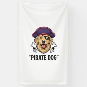 Pirate Dog Vintage Engraving Shirt Design_1 Banner