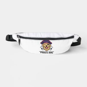 Pirate Dog Vintage Engraving Shirt Design_1 Bum Bags