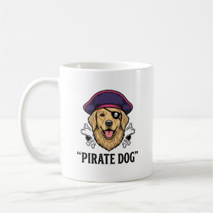 Pirate Dog Vintage Engraving Shirt Design_1 Coffee Mug