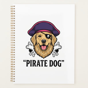 Pirate Dog Vintage Engraving Shirt Design_1 Planner