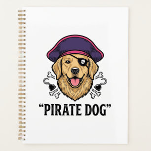 Pirate Dog Vintage Engraving Shirt Design_1 Planner