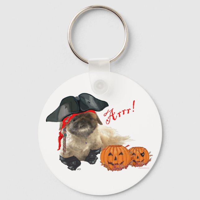 Pirate Doggie Key Ring (Front)