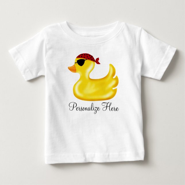 Pirate Duck  Birthday T-Shirt (Front)