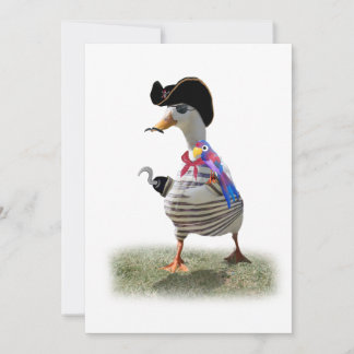 Pirate Duck Invitation