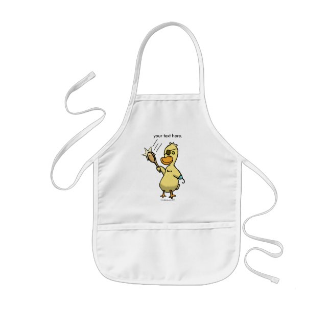 Pirate Duck Kids Apron (Front)