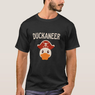 Pirate Duckaneer Cruise Find Hide Duck Humour T-Shirt