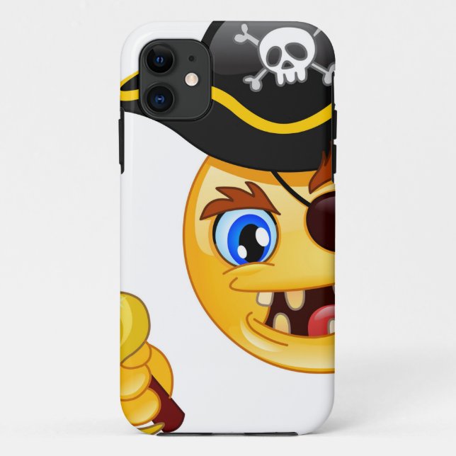 pirate emoji Case-Mate iPhone case (Back)