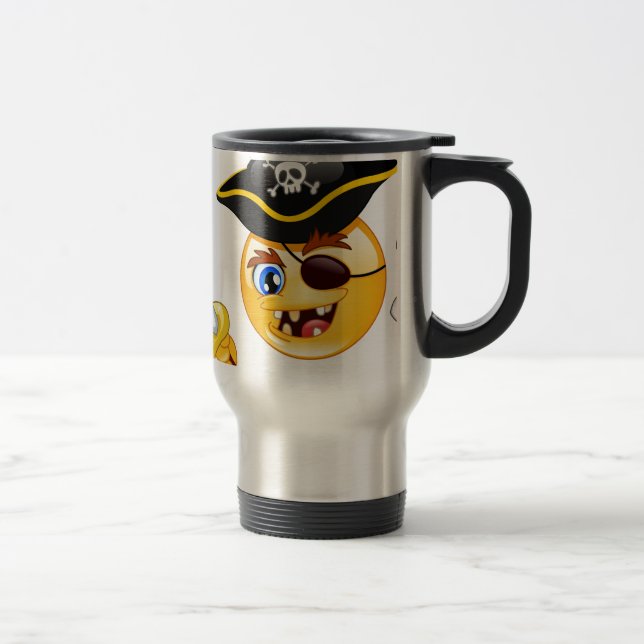 pirate emoji travel mug (Right)