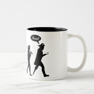 Pirate Evolution Drinkware Two-Tone Coffee Mug