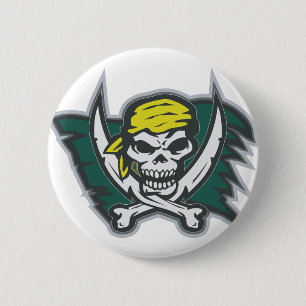 Pirate Flag 6 Cm Round Badge