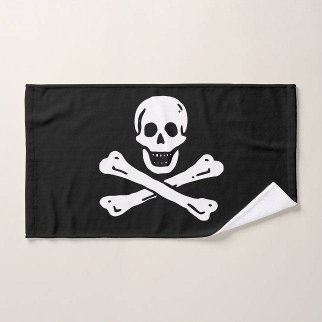 Pirate Flag Hand Towel (Hand Towel)