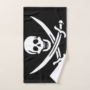 Pirate Flag Hand Towel