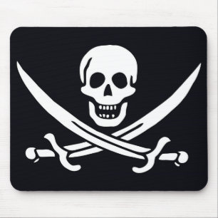 Pirate Flag Jack Rackham Mouse Mat