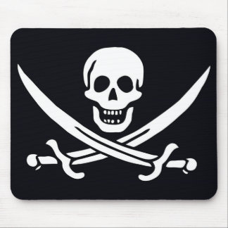 Pirate Flag Jack Rackham Mouse Mat