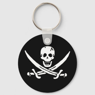 Pirate Flag Key Ring