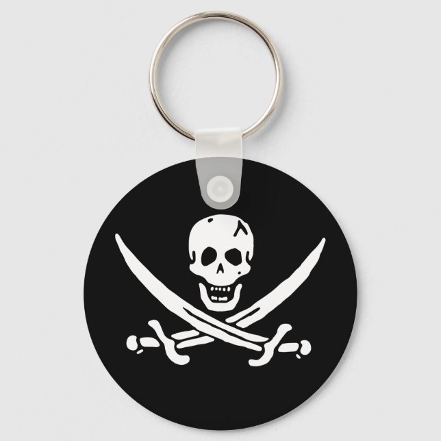 Pirate Flag Key Ring (Front)