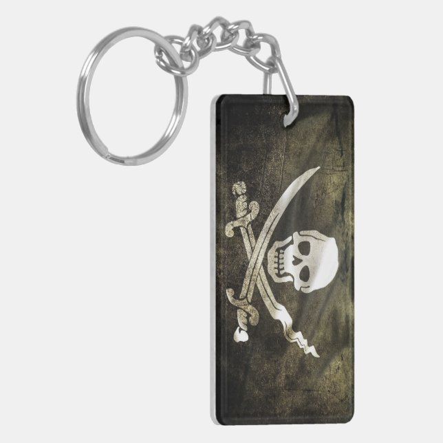 Pirate flag key ring (Front Left)