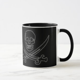 pirate flag mug
