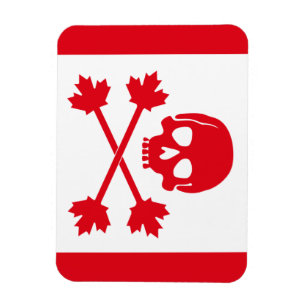 Pirate Flag of Canada Magnet