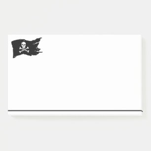 Pirate Flag Post it Notes