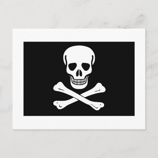 Pirate Flag Postcard (Front)
