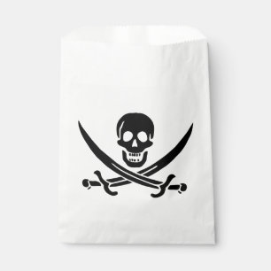 Pirate Flag Skull Crossed Swords Favour Bags