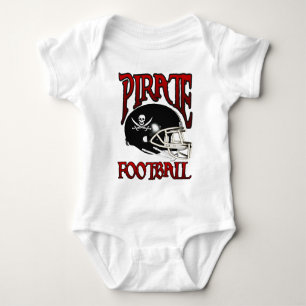 PIRATE FOOTBALL BABY BODYSUIT