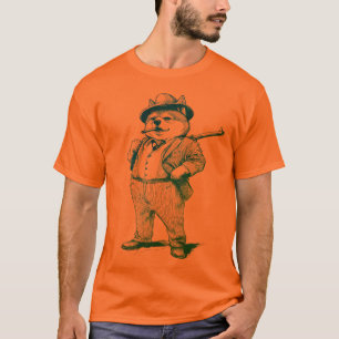 Pirate Fox Artwork – Hand-Drawn Pirate Animals T-Shirt