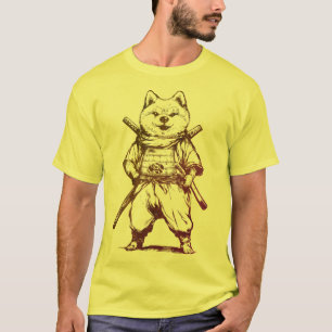 Pirate Fox Character Sword, Skull Hat, and Parrot T-Shirt