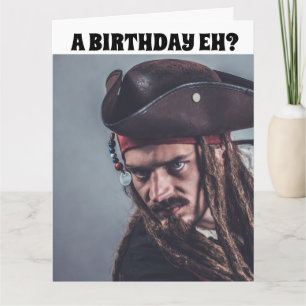 PIRATE FUNNY BIRTHDAY & RUM CARDS