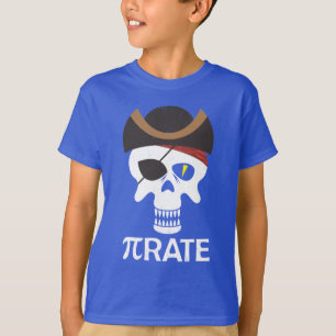 PiRate Funny Pi Day Math Skull T-Shirt