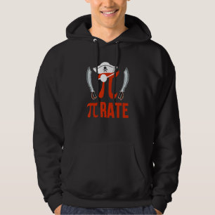 Pirate Funny Pi Symbol Math Lover Matching Teacher Hoodie