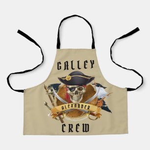Pirate Galley Crew Personalise  Apron
